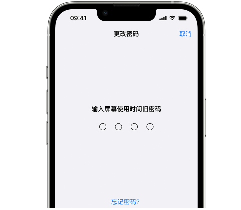 普洱iPhone屏幕维修分享iPhone屏幕使用时间密码忘记了怎么办 