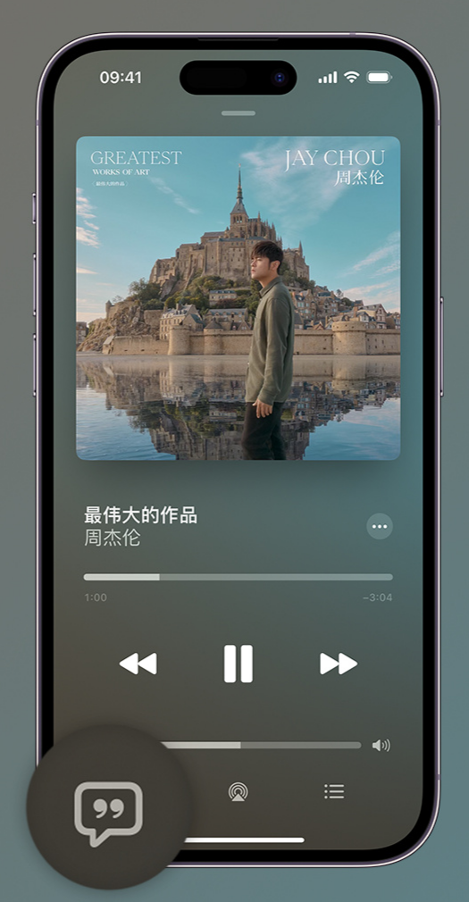 普洱iphone维修分享如何在iPhone上使用Apple Music全新唱歌功能 