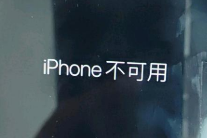 普洱苹果服务网点分享锁屏界面显示“iPhone 不可用”如何解决 